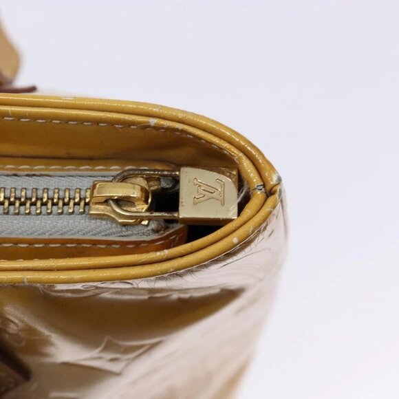 LOUIS VUITTON Monogram Vernis Houston Hand Bag Gris - Picture 14 of 16